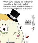 alcohol bourgeoisie capitalism cartoon china hat oh_neptune porky spongebob squidward top_hat ushanka wine // 972x1088 // 327KB