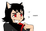 artist:ppdppl black_hair catgirl character:alunya meta:edit site:leftypol // 456x313 // 29KB