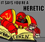 book hammer_and_sickle heretic it_says karl_marx labour_party marxism marxism_leninism meta:lowres new_labor soviet_union space_marine tankie united_kingdom vladimir_lenin warhammer warhammer_40k you're_a_faggot // 499x468 // 262KB