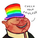 bourgeoisie capitalism hat identity_politics porky privilege radlib rainbow // 576x566 // 69KB