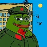 1:1_aspect_ratio china mao_zedong maoism pepe red_book red_guard smug uniform // 600x600 // 55KB