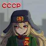 anime blonde_hair hammer_and_sickle soviet_union ushanka // 1280x1280 // 325KB