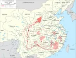 1934 china chinese_civil_war kuomintang long_march mao_zedong maoism map retreat war // 1119x857 // 436KB