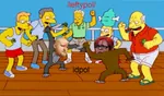 cartoon fascism fight identity_politics knife liberalism monkey nazi primate radlib simian simpsons site:leftypol swastika weapon // 1004x589 // 597KB