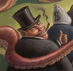 bourgeoisie capitalism cigar dollar hat meta:lowres money pig porky smoking tentacle // 229x225 // 12KB