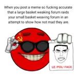 1:1_aspect_ratio chudjak fascism glasses hammer_and_sickle incel nazi picardia raid site:leftypol site:pol when wojak // 768x768 // 381KB