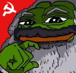 beard hammer_and_sickle hand karl_marx marxism pepe smug // 1280x1233 // 909KB