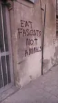 anti_fascism fascism food graffiti meta:photo veganism wall // 456x810 // 94KB