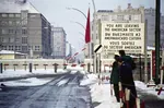 1962 berlin checkpoint german_democratic_republic german_federal_republic german_text germany meta:photo russian_text sign snow // 4356x2867 // 4.6MB