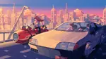 anime biker brown_hair car cyberpunk female future motorcycle pixel_art retrofuturism soviet_union // 3840x2160 // 14MB