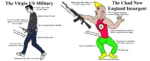 anti_fascism chad fascism glasses guerrilla guerrilla_warfare new_england new_england_worker’s_party united_states united_states_army virgin virgin_vs_chad war // 2518x1024 // 590KB