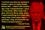 broken capitalism donald_trump hammer_and_sickle qfctipsfc quote system united_states // 513x336 // 153KB