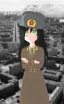 anime hammer_and_sickle kuroki_tomoko red_star soviet_union star ushanka watashi_ga_motenai_no_wa_do_kangaetemo_omaera_ga_warui // 840x1365 // 594KB