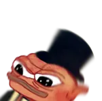 apurky apustaja blur bourgeoisie capitalism hat meta:transparent_background pepe porky // 600x590 // 404KB