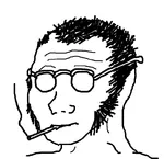 anarchism cigarette egoism glasses max_stirner smoking wojak // 777x753 // 113KB