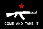 come_and_take_it flag flag_only gun kalashnikov red_star rifle star weapon // 1799x1199 // 67KB