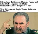 aircraft airplane bait bait_and_switch castro cia cuba fidel_castro glowie imperialism terrorism united_states // 1026x925 // 433KB