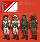 alternate_history art artist:mud_and_blood china cosmonaut hammer_and_sickle infantry patch retrofuturism russian_text soviet_union space space_suit spetsnaz star // 1911x2048 // 617KB