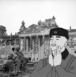 berlin fascism feels_good germany nazi nazi_germany red_army reichstag soldier soviet_union uniform ushanka victory war world_war_ii // 670x674 // 58KB