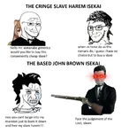 anime gun harem isekai john_brown rifle slave wojak // 1396x1431 // 685KB