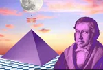 georg_hegel german_idealism hegelianism laborwave moon philosophy pyramid vaporwave // 1584x1089 // 309KB