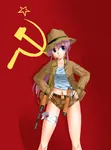 airborne_forces anime bandage desant gun hammer_and_sickle injury kalashnikov knife rifle soviet_union telnyashka vdv weapon // 769x1038 // 107KB