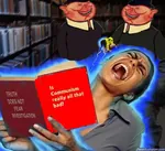 book bourgeoisie capitalism hat library porky reading taser truth_does_not_fear_investigation // 526x479 // 43KB