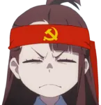 anime female hammer_and_sickle kagari_atsuko little_witch_academia meta:transparent_background // 697x720 // 325KB