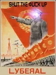 faux_cyrillic joseph_stalin liberalism lubeyal poster shut_the_fuck_up soviet_union // 640x860 // 89KB