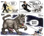 ben_garrison canine cia dog feral furry glasses glowie harry_s_truman imminent_rape john_f_kennedy lewd meta:highres president rape uncle_sam united_states // 2040x1711 // 916KB