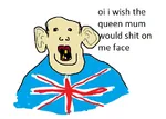 amerimutt anglo cuck monarchism ms_paint united_kingdom // 591x422 // 65KB