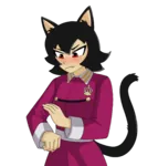 catgirl character:alunya character:grace red_eyes uniform // 2000x2100 // 526KB