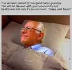 2016 bed bernie_sanders economics election glasses healthcare meta:lowres sleep social_democracy thread united_states you_have_been_visited // 500x485 // 68KB