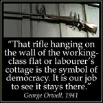 1:1_aspect_ratio democracy double_barrel george_orwell gun gun_control proletariat quote rifle shotgun weapon worker // 729x729 // 171KB