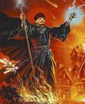 feather fire hat lightning mage magic meta:lowres robe robes soviet_union staff ushanka vladimir_lenin wizard // 583x715 // 175KB