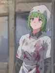 anime female green_hair meta:tagme red_army soviet_union // 2136x2848 // 1.5MB