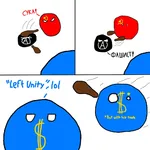 1:1_aspect_ratio anarchism comic conservatism countryballs hammer_and_sickle left_unity liberalism marxism_leninism sectarianism tankie unity // 1000x1000 // 99KB