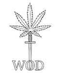 420chan dagger heraldry marijuana sword war_on_drugs // 803x1000 // 137KB