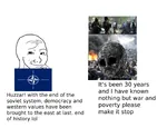 capitalism end_of_history imperialism liberalism nato poverty war wojak // 1414x1080 // 592KB