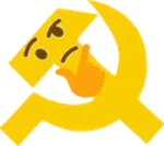 emoji hammer_and_sickle meta:lowres meta:transparent_background thinking thinking_emoji // 128x114 // 16KB