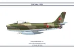 aircraft airplane f-86 fighter jet red_star sabre soviet_air_forces soviet_union star united_states // 1095x730 // 39KB