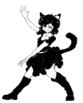 artist:transient_durkha black_hair catgirl character:alunya meta:transparent_background site:leftypol smug // 1098x1371 // 251KB