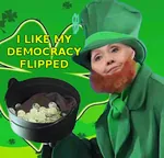 2016 clinton conspiracy democracy election hibernian_conspiracy hillary_clinton ireland leprechaun meta:lowres united_states // 450x431 // 65KB