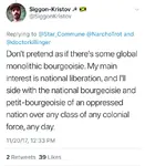 bourgeoisie capitalism colonialism identity_politics imperalism liberation marxism_leninism meta:screencap site:twitter tankie tweet // 750x856 // 85KB