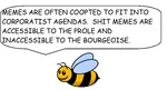 bee bourgeoisie capitalism corporation insect proletariat propaganda worker // 1496x812 // 119KB