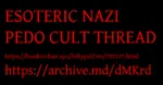 archive esoteric fascism link nazi pedophilia site:leftypol site:bunkerchan thread // 1012x524 // 41KB