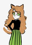catgirl character:ira_catgirl ginger_hair green_eyes saoirse // 1080x1496 // 777KB