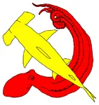 cephalopod fish hammer_and_sickle hammerhead_shark octopus shark symbol // 837x888 // 122KB