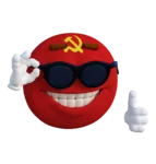 glasses hammer_and_sickle marxism_leninism meta:transparent_background picardia soviet_union tankie template when // 1000x1048 // 424KB