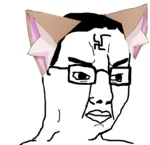 catboy fascism femboy glasses incel le_pol_face nazi site:pol swastika tattoo trap wojak // 793x764 // 180KB